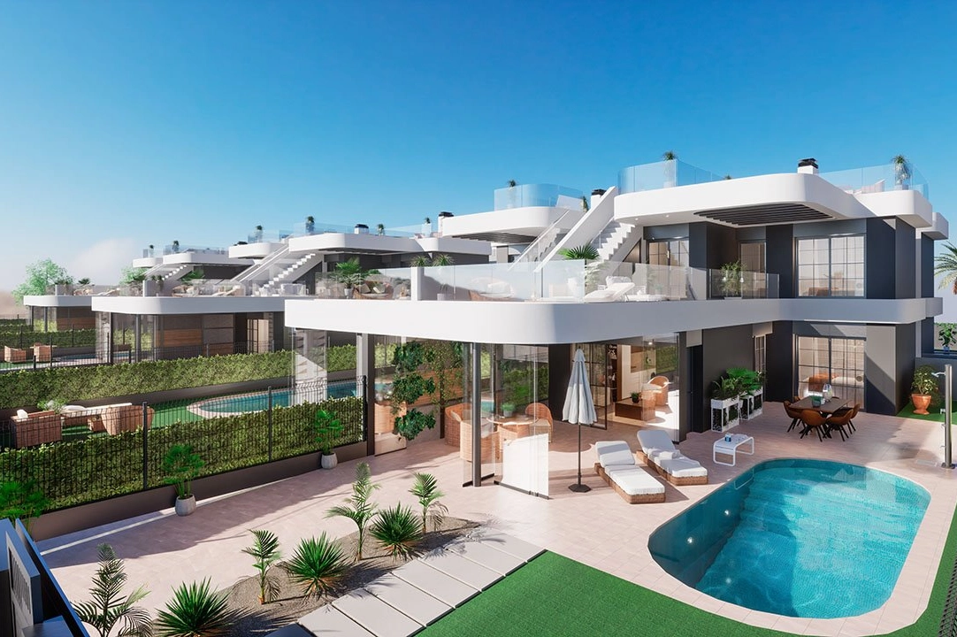 villa in Los Alcazares for sale, built area 151 m², condition first owner, plot area 254 m², 3 bedroom, 2 bathroom, ref.: HA-LAN-440-E01-1