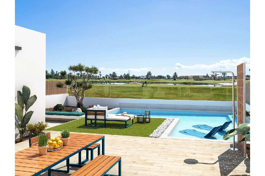 villa in Los Alcazares for sale, built area 108 m², condition first owner, plot area 292 m², 3 bedroom, 2 bathroom, swimming-pool, ref.: HA-LAN-430-E01-4