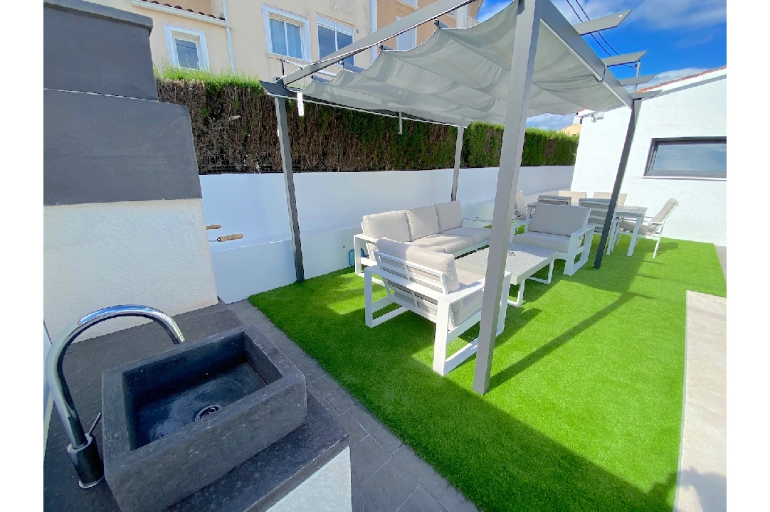 terraced house in Denia for sale, built area 77 m², air-condition, plot area 256 m², 3 bedroom, 2 bathroom, swimming-pool, ref.: VI-CHA031-4