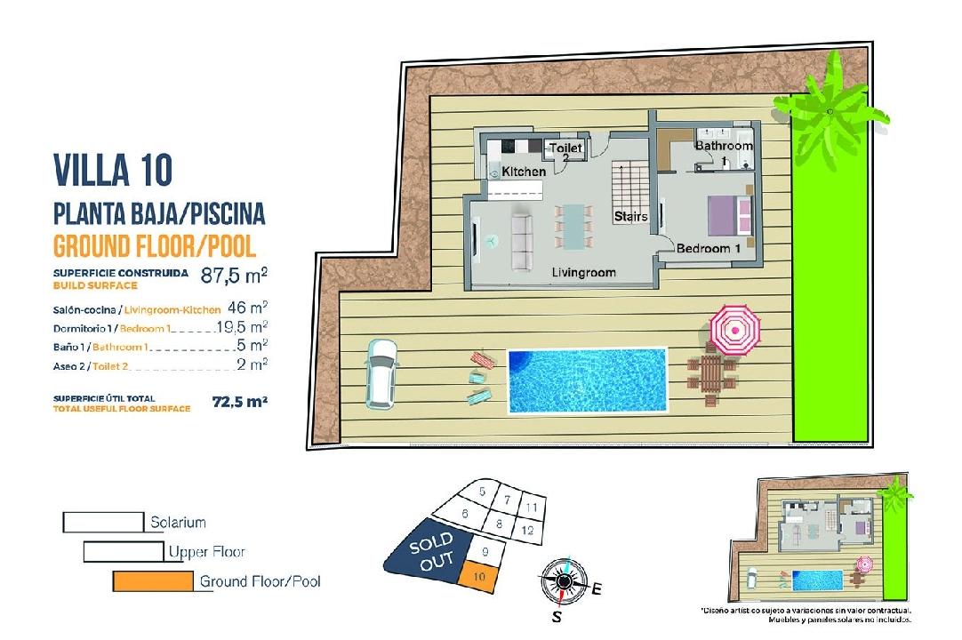 villa in Finestrat for sale, built area 149 m², condition first owner, plot area 346 m², 3 bedroom, 2 bathroom, swimming-pool, ref.: HA-FIN-120-E03-38