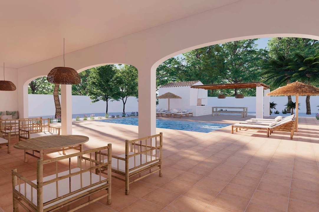 villa in Moraira(Pinar del Advocat) for sale, built area 248 m², air-condition, plot area 1050 m², 4 bedroom, 4 bathroom, swimming-pool, ref.: CA-H-1712-AMB-2