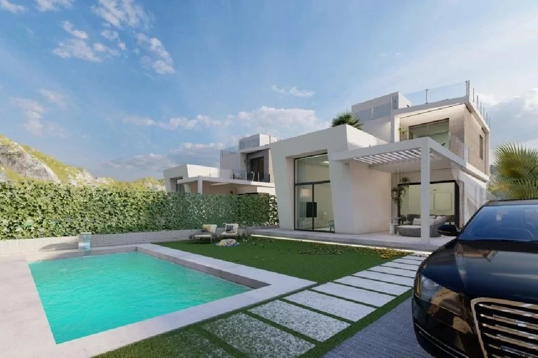 villa in Finestrat for sale, built area 163 m², air-condition, 3 bedroom, 3 bathroom, swimming-pool, ref.: BS-83294472-4