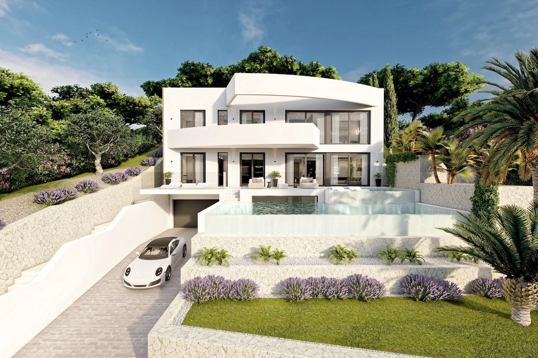 villa in Altea(Sierra de Altea) for sale, built area 500 m², air-condition, plot area 1270 m², 4 bedroom, 4 bathroom, swimming-pool, ref.: CA-H-1718-AMB-1