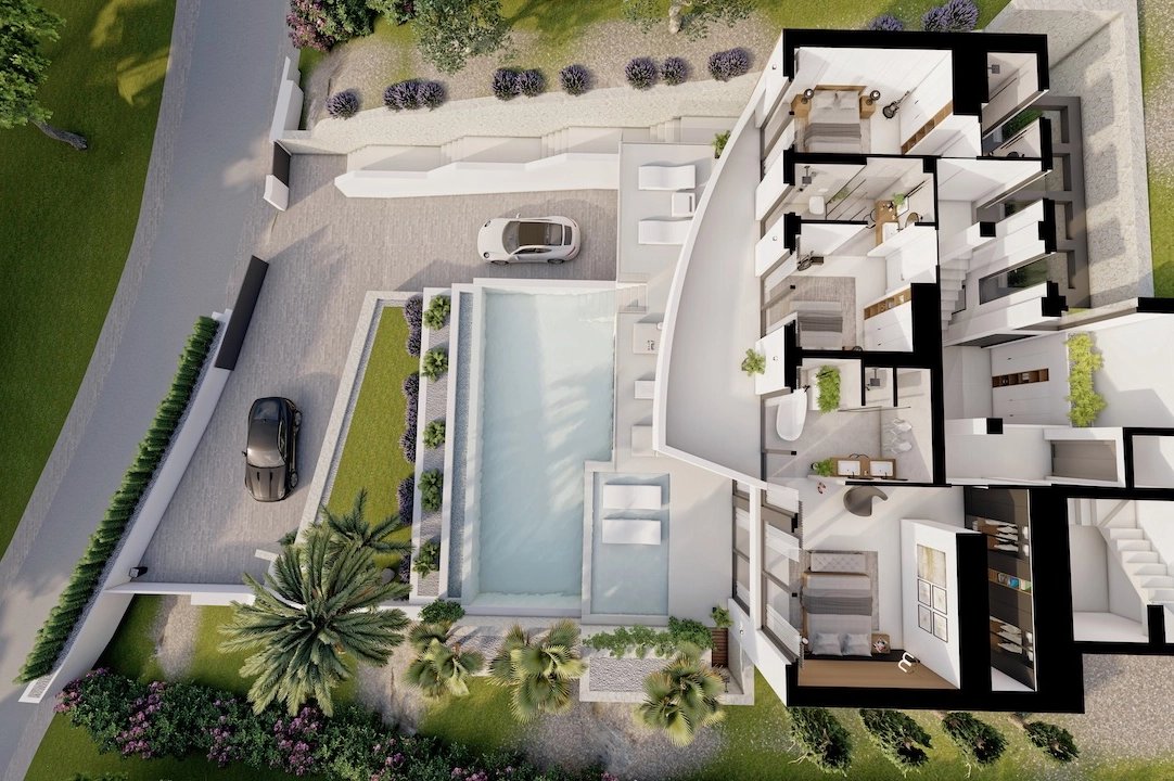villa in Altea(Sierra de Altea) for sale, built area 500 m², air-condition, plot area 1270 m², 4 bedroom, 4 bathroom, swimming-pool, ref.: CA-H-1718-AMB-21