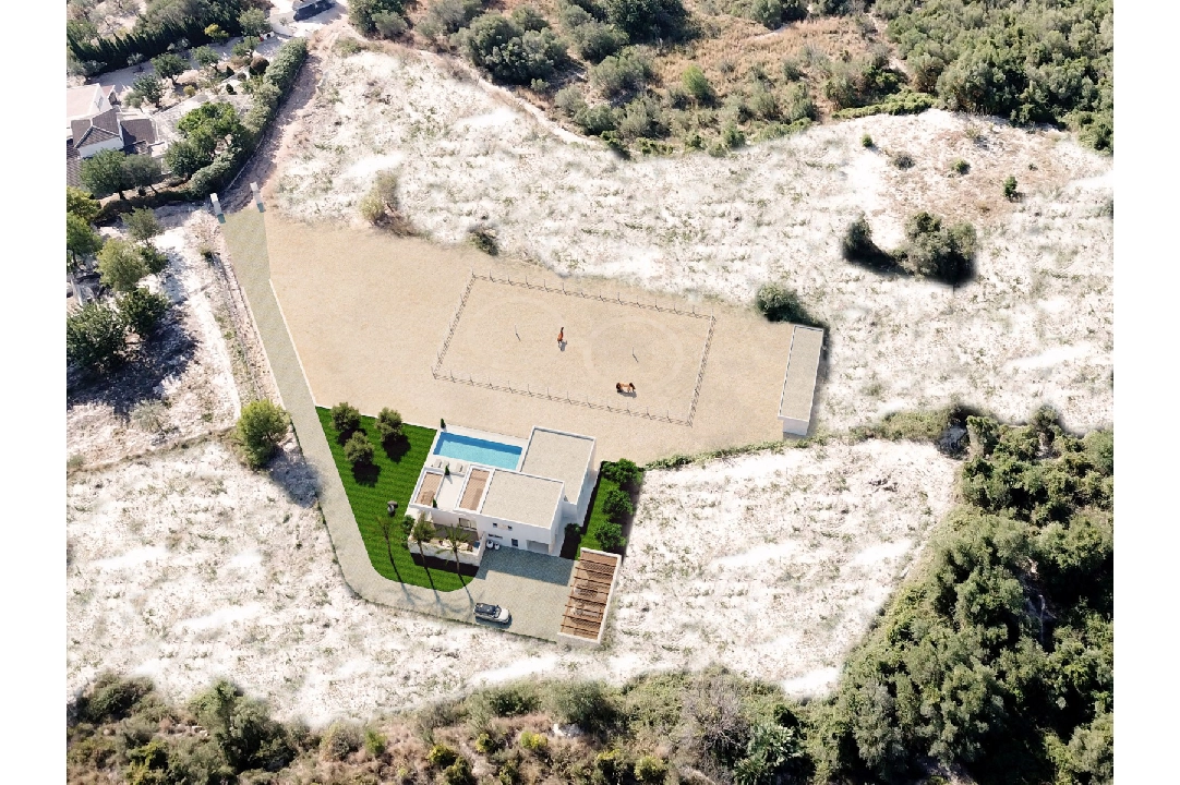 villa in Beniarbeig(Tosals) for sale, built area 454 m², year built 2024, air-condition, plot area 13000 m², 4 bedroom, 3 bathroom, swimming-pool, ref.: AS-3623-10
