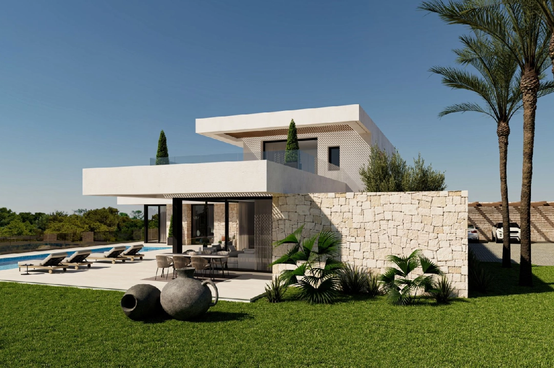 villa in Beniarbeig(Tosals) for sale, built area 454 m², year built 2024, air-condition, plot area 13000 m², 4 bedroom, 3 bathroom, swimming-pool, ref.: AS-3623-2