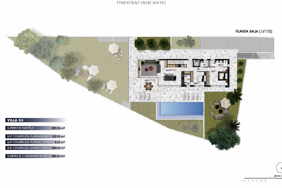 villa in Finestrat(Balcon de Finestrat) for sale, built area 322 m², air-condition, plot area 565 m², 4 bedroom, 5 bathroom, ref.: BP-7043FIN-10
