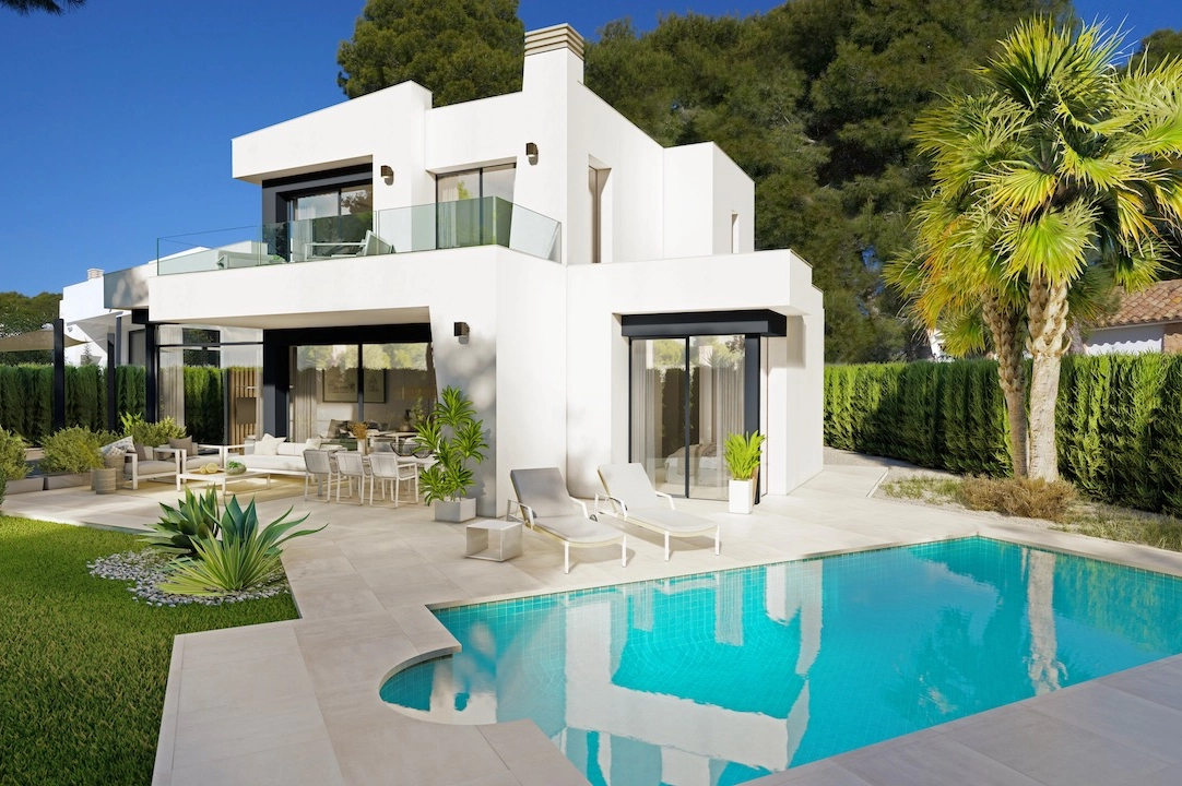 villa in Benissa(La Fustera) for sale, built area 192 m², air-condition, plot area 725 m², 3 bedroom, 3 bathroom, swimming-pool, ref.: CA-H-1713-AMB-1