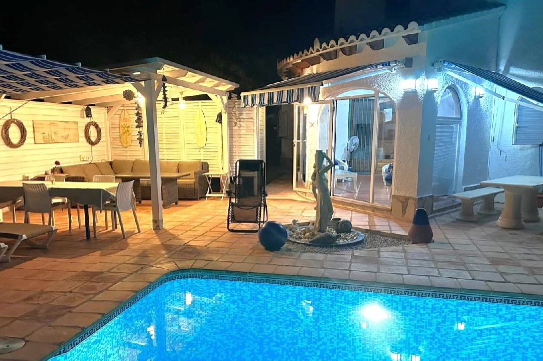 villa in Els Poblets for sale, built area 152 m², year built 1993, + central heating, air-condition, plot area 582 m², 4 bedroom, 3 bathroom, swimming-pool, ref.: FK-0324-19