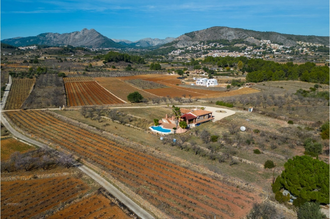 villa in Jalon for sale, built area 200 m², year built 2003, air-condition, plot area 10000 m², 2 bedroom, 2 bathroom, swimming-pool, ref.: PV-141-01967P-12