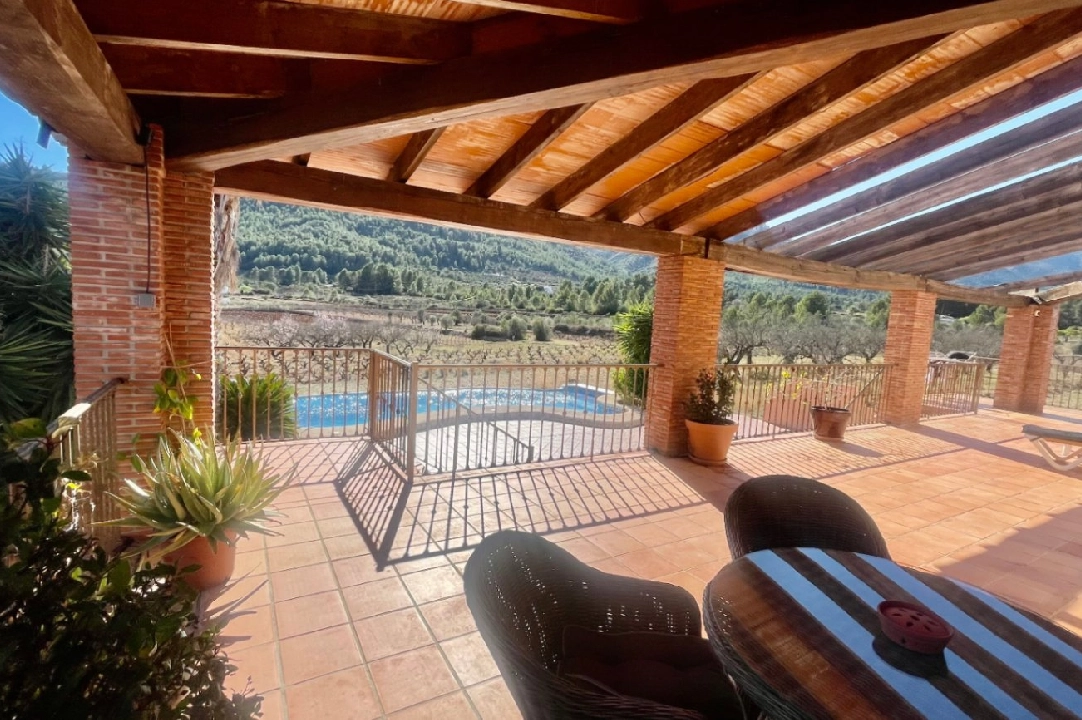 villa in Jalon for sale, built area 200 m², year built 2003, air-condition, plot area 10000 m², 2 bedroom, 2 bathroom, swimming-pool, ref.: PV-141-01967P-17
