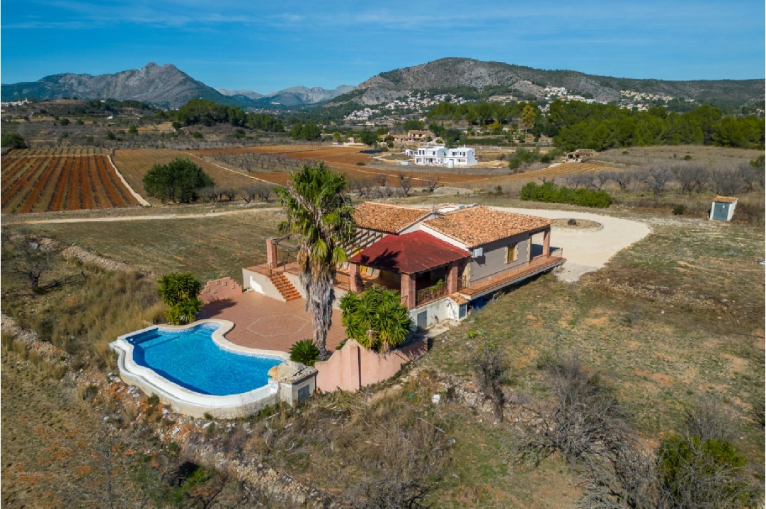 villa in Jalon for sale, built area 200 m², year built 2003, air-condition, plot area 10000 m², 2 bedroom, 2 bathroom, swimming-pool, ref.: PV-141-01967P-2
