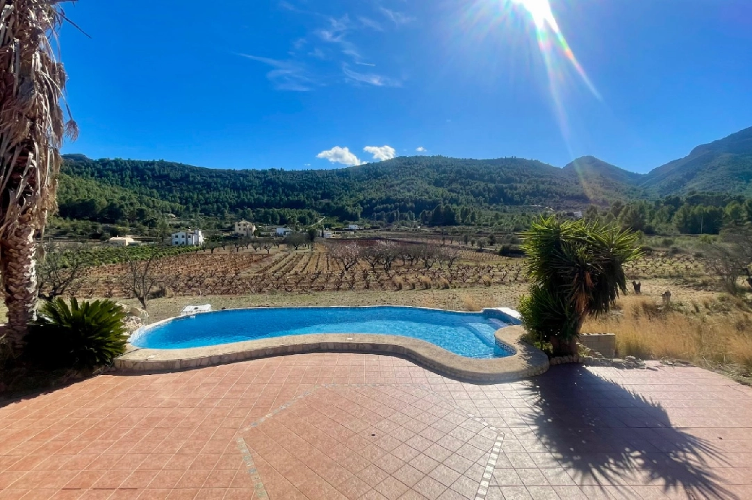 villa in Jalon for sale, built area 200 m², year built 2003, air-condition, plot area 10000 m², 2 bedroom, 2 bathroom, swimming-pool, ref.: PV-141-01967P-4