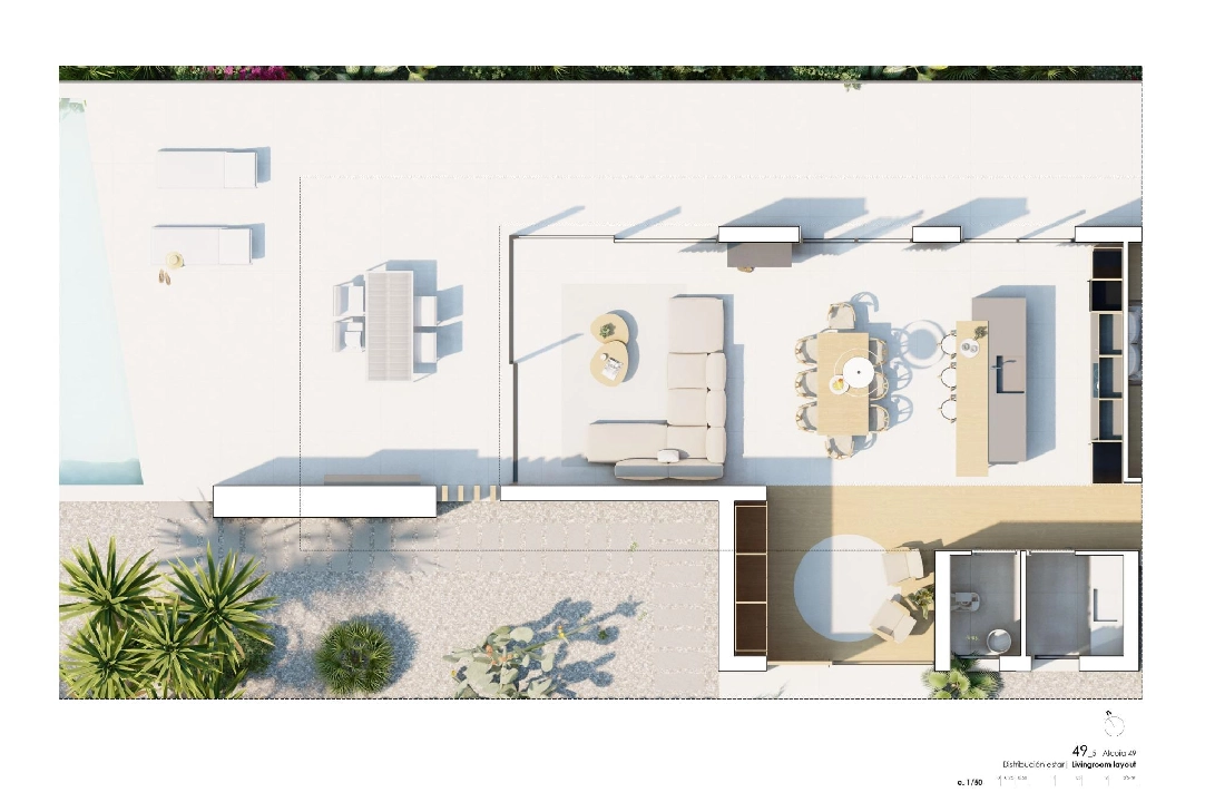 villa in Denia(La Sella) for sale, built area 176 m², air-condition, plot area 1514 m², 3 bedroom, 3 bathroom, swimming-pool, ref.: AM-12128DA-3700-19