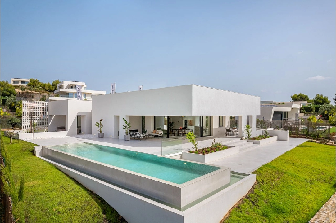 villa in Orihuela Costa for sale, built area 329 m², condition first owner, + fussboden, air-condition, plot area 1094 m², 3 bedroom, 3 bathroom, swimming-pool, ref.: HA-OCN-148-E01-1