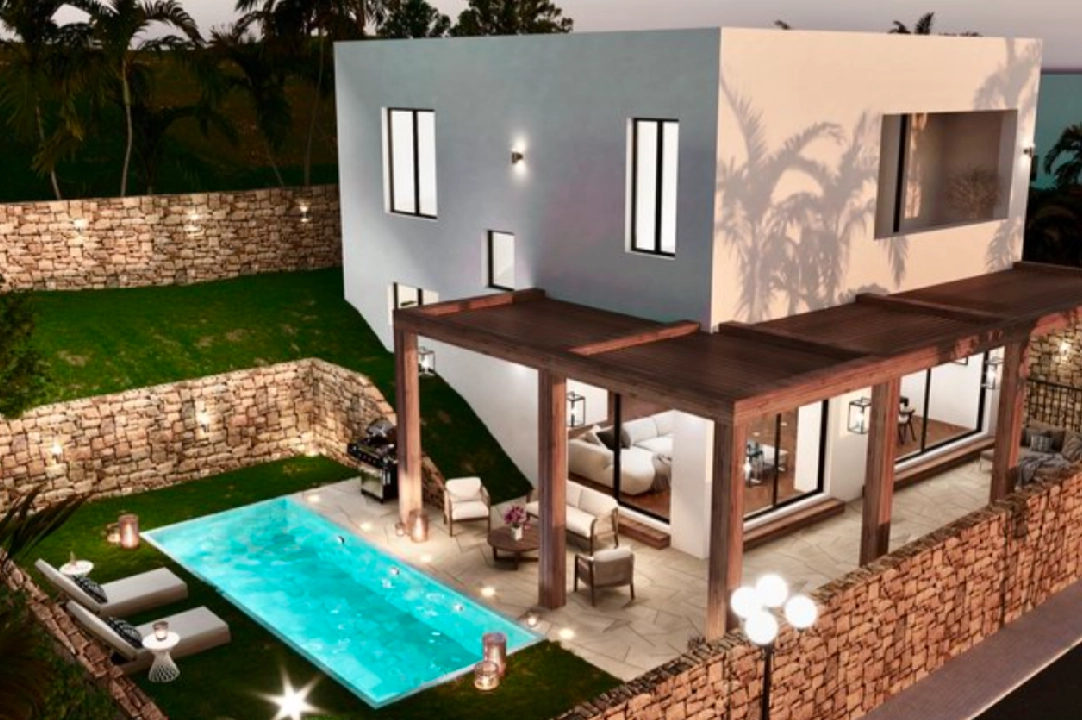 villa in Alcalali(La Solana Gardens) for sale, built area 239 m², air-condition, plot area 300 m², 3 bedroom, 2 bathroom, ref.: BP-4357ALC-9