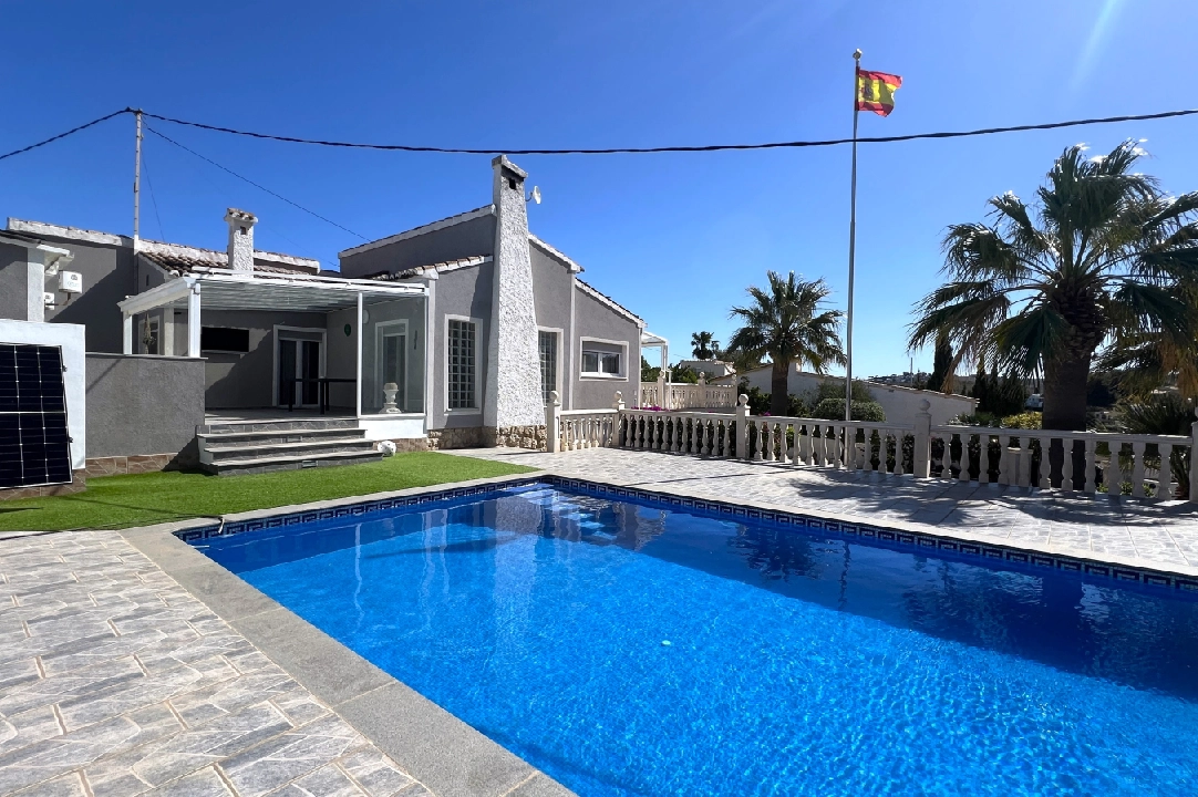 villa in denia for holiday rental, built area 166 m², year built 1978, + stove, air-condition, plot area 802 m², 2 bedroom, 2 bathroom, swimming-pool, ref.: T-0224-1