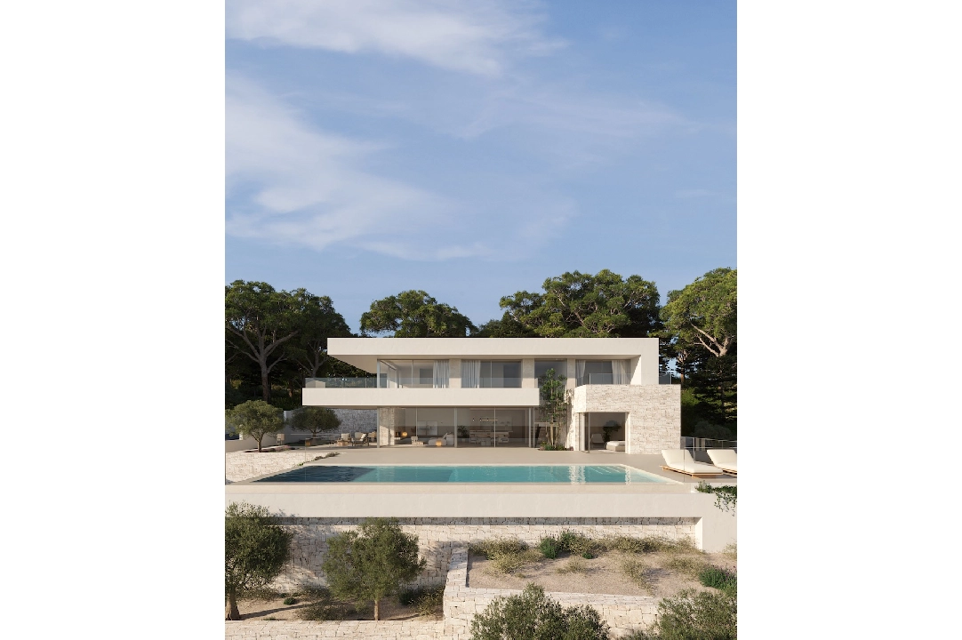 villa in Moraira(La Sabatera) for sale, built area 311 m², air-condition, plot area 977 m², 4 bedroom, 4 bathroom, swimming-pool, ref.: CA-H-1738-AMB-1