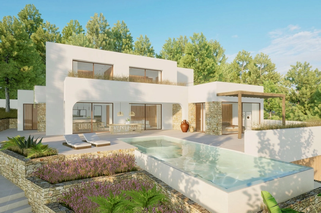 villa in Moraira(Pla de Mar) for sale, built area 1070 m², plot area 903 m², 4 bedroom, 4 bathroom, swimming-pool, ref.: CA-H-1751-AMBI-1