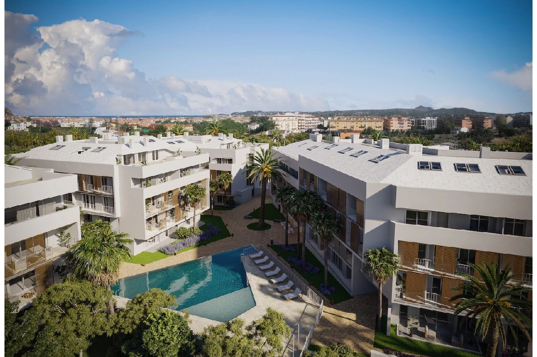 apartment in Javea(Puerto) for sale, built area 65 m², air-condition, 2 bedroom, 2 bathroom, swimming-pool, ref.: CA-A-1750-AMBI-1