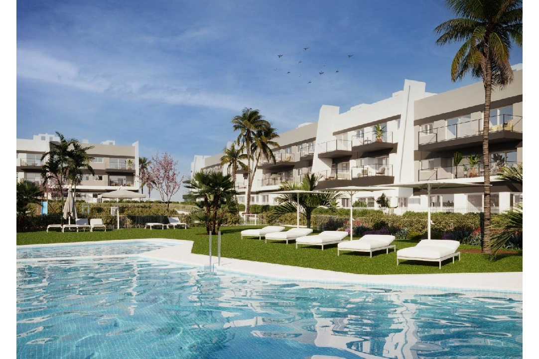 apartment in Santa Pola(Gran Alacant) for sale, built area 82 m², air-condition, plot area 41 m², 2 bedroom, 2 bathroom, swimming-pool, ref.: AM-1075DA-3700-13