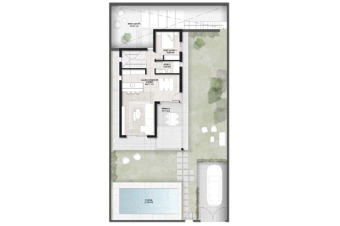 villa in Finestrat(Balcon de finestrat) for sale, built area 164 m², plot area 393 m², 3 bedroom, 3 bathroom, swimming-pool, ref.: AM-1129DA-3700-26
