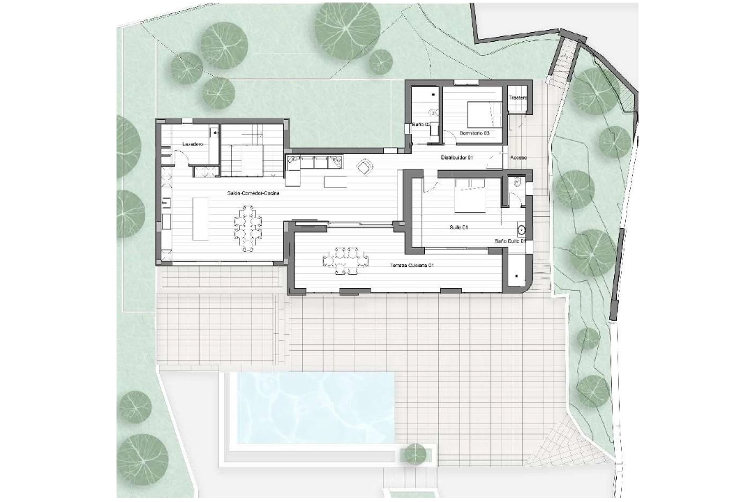 villa in Altea(La Sierra) for sale, built area 416 m², air-condition, plot area 1100 m², 4 bedroom, 4 bathroom, swimming-pool, ref.: AM-1229DA-3700-10