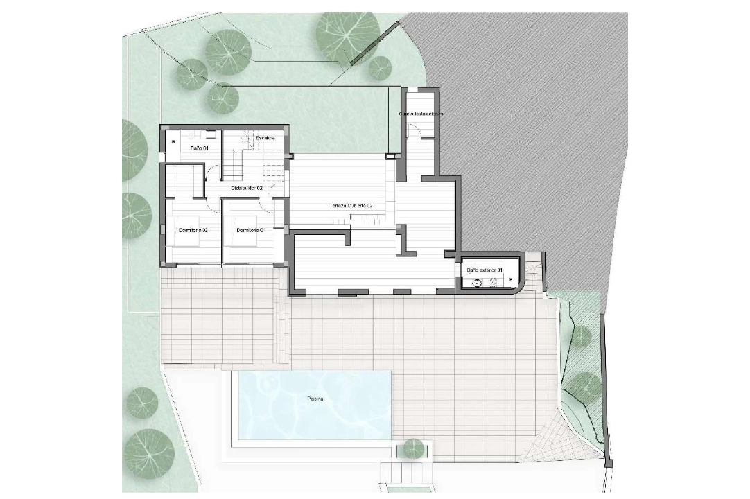 villa in Altea(La Sierra) for sale, built area 416 m², air-condition, plot area 1100 m², 4 bedroom, 4 bathroom, swimming-pool, ref.: AM-1229DA-3700-9