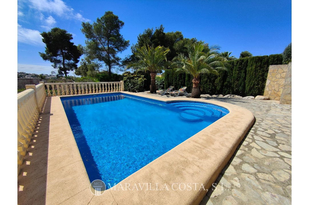 villa in Javea(Costa Nova) for sale, built area 330 m², air-condition, plot area 1610 m², 5 bedroom, 3 bathroom, swimming-pool, ref.: MV-M-2500-50