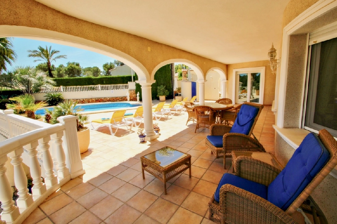 villa in Benissa(La Fustera) for sale, built area 220 m², air-condition, plot area 994 m², 4 bedroom, 3 bathroom, swimming-pool, ref.: CA-H-1756-AMB-4