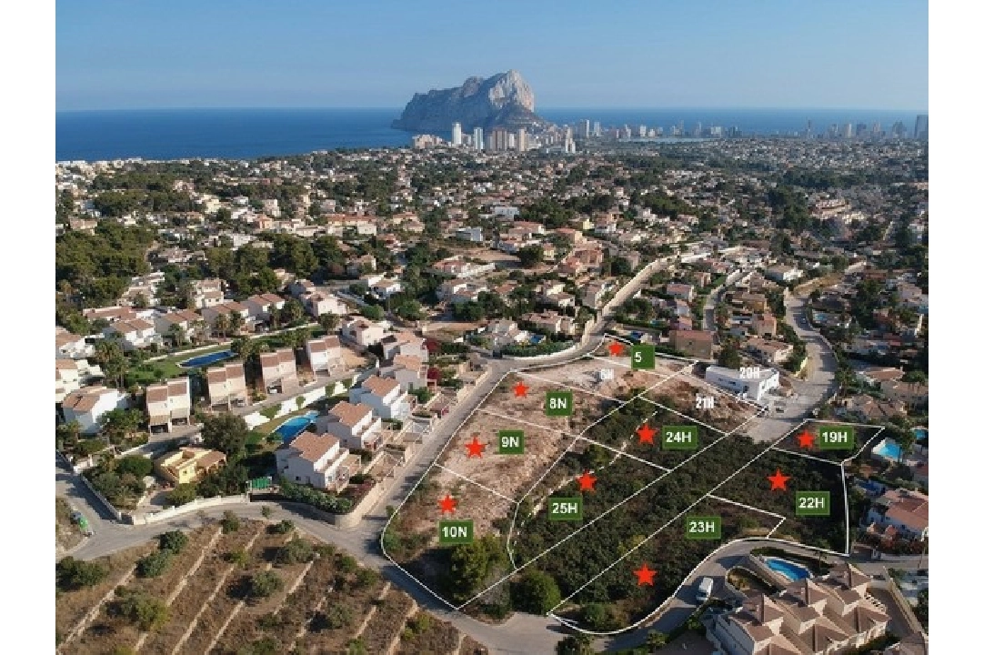 residential ground in Calpe(Gran Sol) for sale, plot area 4322 m², ref.: CA-G-1759-AMB-1