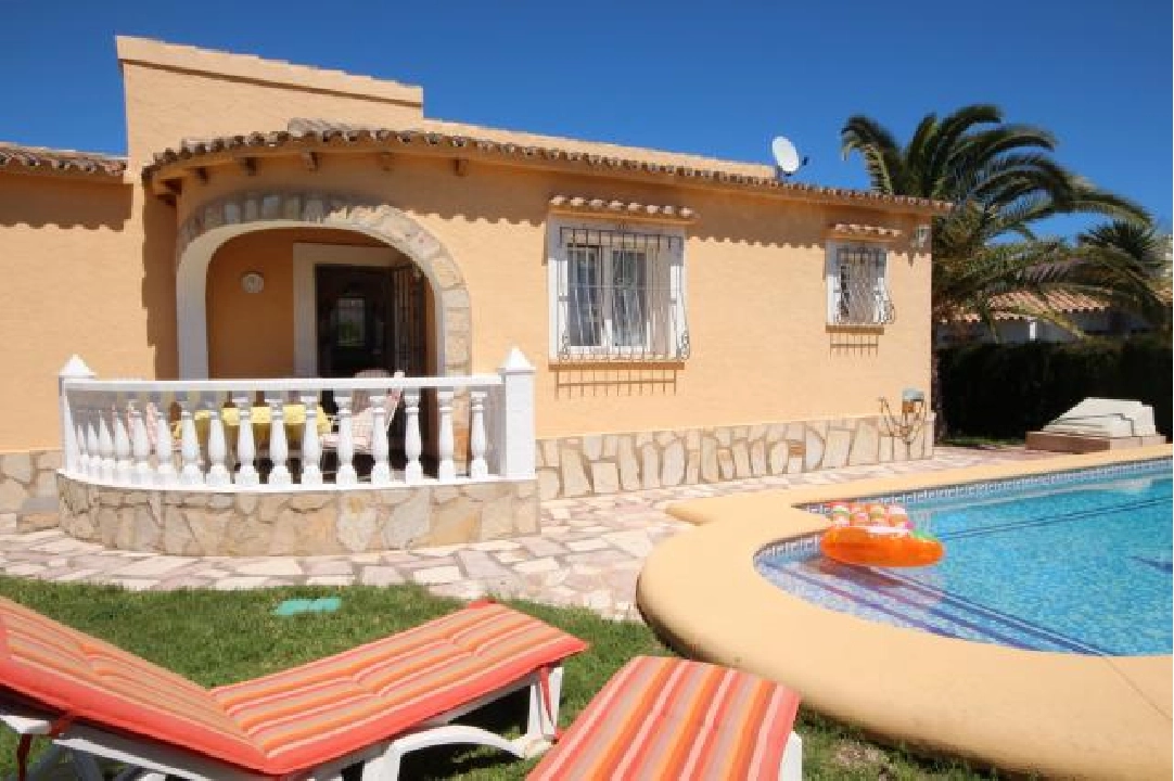 summer house in Els Poblets for holiday rental, built area 75 m², year built 2000, condition neat, + central heating, air-condition, plot area 400 m², 2 bedroom, 2 bathroom, swimming-pool, ref.: V-0316-1