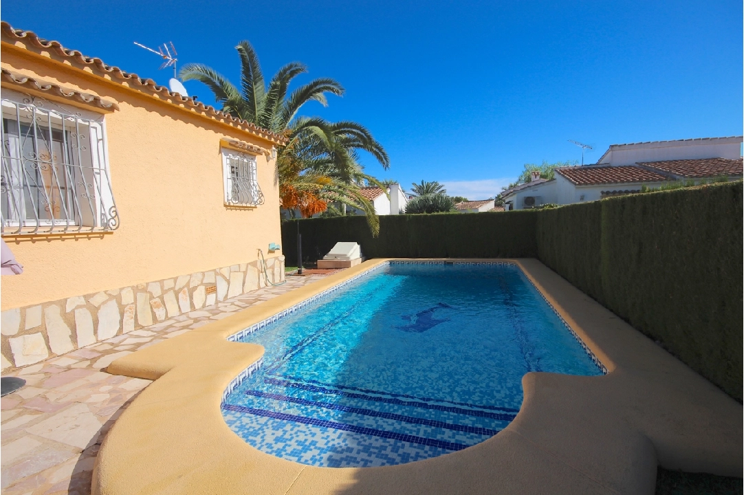 summer house in Els Poblets for holiday rental, built area 75 m², year built 2000, condition neat, + central heating, air-condition, plot area 400 m², 2 bedroom, 2 bathroom, swimming-pool, ref.: V-0316-5